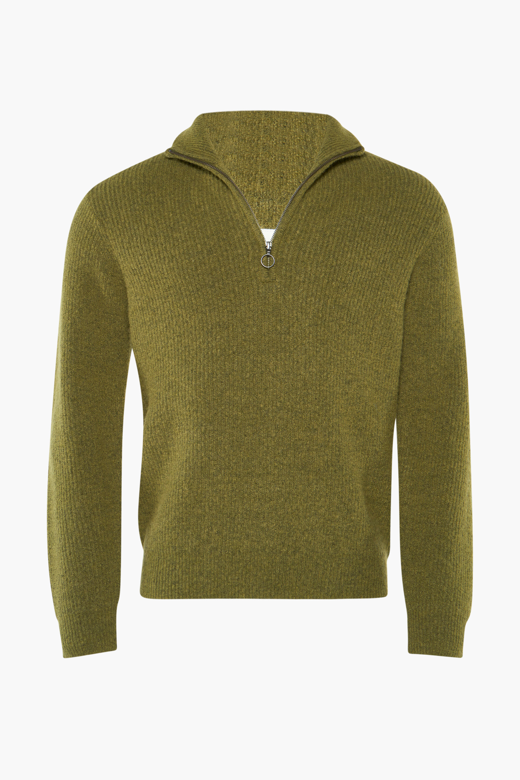 Pull fashion col roulé homme vert